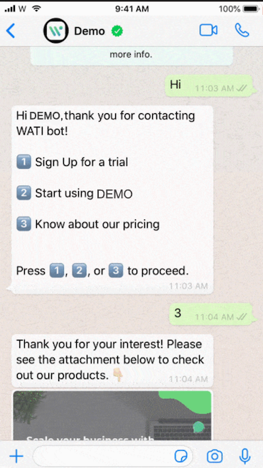 Whatsapp Chatbot